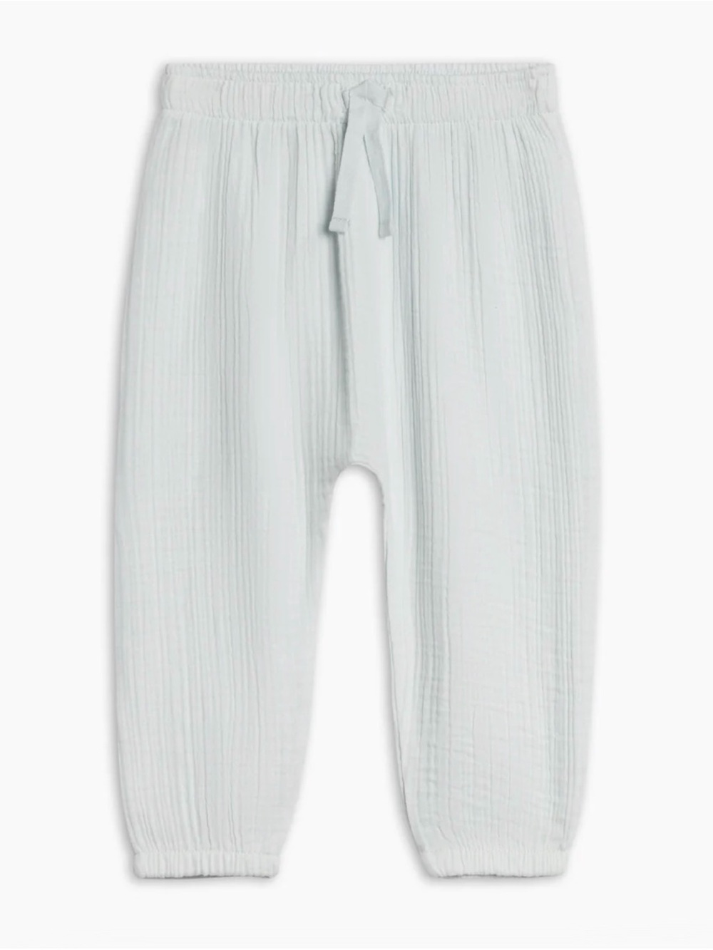 Colored Organics Light Powder Blue Piper Muslin Gauze Jogger Pants